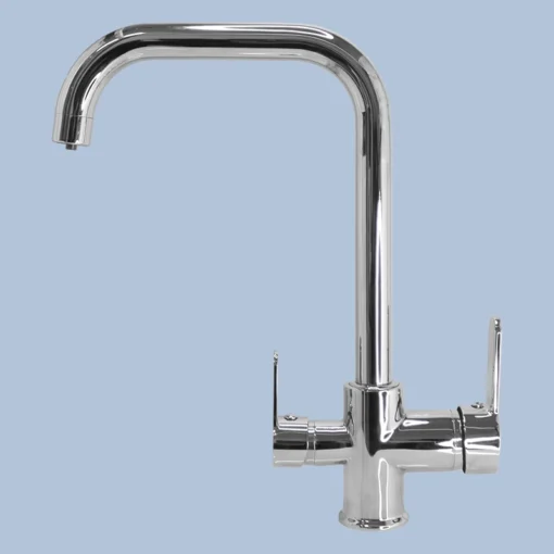 3-Wege Wasserhahn Chrome – Bild 3