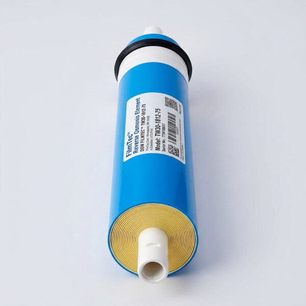 Typenschild der FilmTec Umkehrosmose-Membran TW30-1812-75