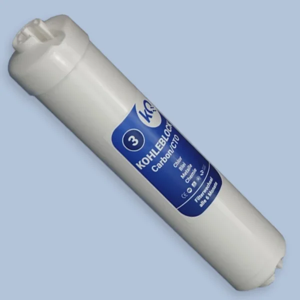 Inline Kohleblockfilter 2,5" CTO